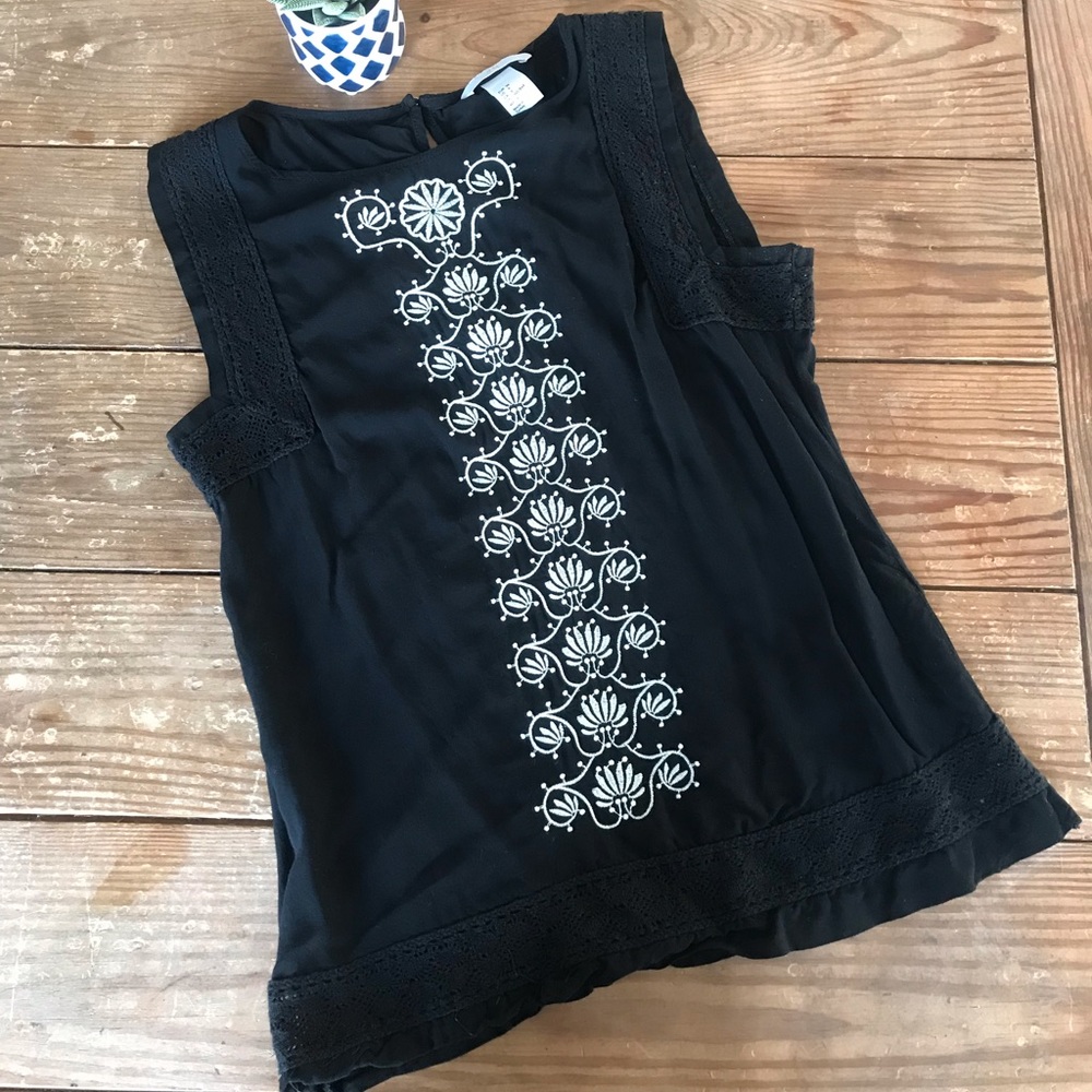 H&M Boho blouse tank top